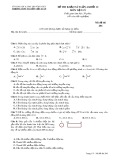 Đề thi khảo sát môn Vật lí lớp 12 năm 2017-2018 lần 4 - THPT Nguyễn Viết Xuân - Mã đề 206