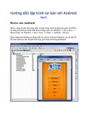 Hướng dẫn lập trình cơ bản với Android - Phần 3: Device của Android