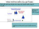 Bài giảng Động học chất điểm - Bài: Tính tương đối của quỹ đạo