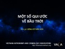 Bài giảng Thiên văn học - Bài: Một số qui ước về bầu trời