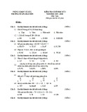 Đề thi học kì 1 môn Toán lớp 5 năm 2017-2018 - Trường Tiểu học Bàu Đồn