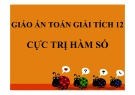 Bài giảng Toán 12: Cực trị hàm số