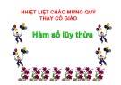 Bài giảng Toán 12 - Bài 2: Hàm số lũy thừa