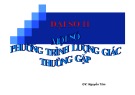 Bài giảng Toán 11: Một số phương trình lượng giác thường gặp