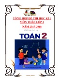 Tổng hợp đề thi học kì 1 môn Toán lớp 2 năm 2017-2018