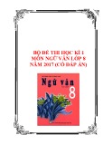 Bộ đề thi học kì 1 môn Ngữ Văn lớp 8 năm 2017-2018 có đáp án