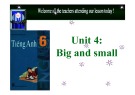 Bài giảng tiếng Anh 6 - Bài 4: Big and small