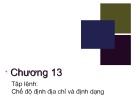 Bài giảng Kiến trúc máy tính: Chương 13 - ThS. Nguyễn Hằng Phương