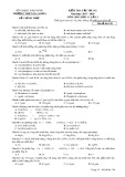 Đề kiểm tra tập trung lần 2 môn Hóa học lớp 11 năm 2017-2018 - THPT Gia Nghĩa - Mã đề 138