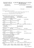 Đề thi thử THPT Quốc gia môn Hóa lần 1 năm 2018 - Sở GD&ĐT Bà Rịa-Vũng Tàu - Mã đề 001