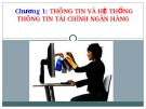 Bài giảng Hệ thống thông tin tài chính ngân hàng: Chương 1 -  ĐH Công nghiệp