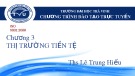 Bài giảng Quản trị tài chính: Chương 3 - ThS. Lê Trung Hiếu