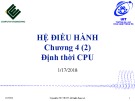 Bài giảng Hệ điều hành: Chương 4.2 - ĐH Công nghệ thông tin