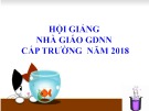 Bài giảng Trứng hấp vân