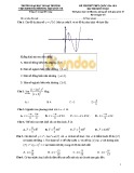 Đề thi thử THPT Quốc gia năm 2018 môn Toán - Trường Đại học Ngoại thương
