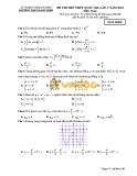 Đề thi thử THPTQG lần 3 năm 2018 môn Toán - Sở GD&ĐT Thái Nguyên - Mã đề 061
