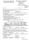 Đề thi khảo sát giữa HK 2 môn Địa lí lớp 12 năm 2016-2017 - THPT Nguyễn Văn Cừ - Mã đề 011