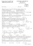 Đề thi khảo sát giữa HK 2 môn Vật lí lớp 11 - THPT Nguyễn Văn Cừ - Mã đề 017