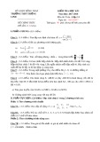 Đề kiểm tra HK 1 môn Toán 11 năm 2017-2018 - THPT Thống Linh