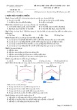 Đề KSCL lần 1 môn Địa lí lớp 10 năm 2017-2018 - Sở GD&ĐT Vĩnh Phúc - Mã đề 132