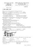 Đề thi HK 2 môn Hóa học lớp 10 năm 2018 - Sở GD&ĐT Quảng Nam - Mã đề 302