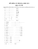 Đề cương ôn tập HK 2 môn Hóa học lớp 8