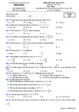 Đề kiểm tra HK 2 môn Toán lớp 12 năm 2016-2017 - Sở GD&ĐT Đắk Nông - Mã đề 209