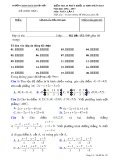 Đề kiểm tra 45 phút môn Toán lớp 12 lần 5 năm 2016-2017 - THPT Hàm Thuận Bắc - Mã đề 132