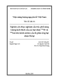 Tóm tắt Luận án Tiến sỹ: Nghiên cứu thực nghiệm cấu trúc phổ năng lượng kích thích của các hạt nhân 172Yb và 153Sm trên kênh nơtron của lò phản ứng hạt nhân Đà lạt