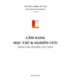  cẩm nang học tập và nghiên cứu dành cho nghiên cứu sinh: phần 2 - viện kinh tế và quản lý