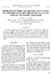 Nghiên cứu đặc trưng, các hiện tượng xảy ra trong quá trình điều chế và hoạt tính của xúc tác AuY cho phản ứng oxi hóa hoàn toàn toluen