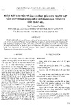 Khảo sát yếu tố ảnh hưởng đến kích thước hạt oxit niken được điều chế bằng quá trình tự bốc cháy gel