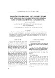 Ảnh hưởng của hàm lượng chất khơi màu TPO đến quá trình khâu mạch quan trong điều kiện ánh sáng tự nhiên của hệ tritiol/butadien nitril