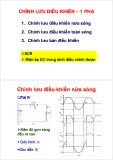 Bài giảng Chỉnh lưu điều khiển 1 pha