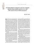 Về tình hình vi phạm và xử lý vi phạm trong hoạt động quản lý, tu bổ, tôn tạo di tích thời gian qua