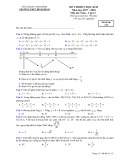 Đề kiểm tra HK 2 Toán lớp 12 năm 2017-2018 - THPT Bình Minh, Ninh Bình