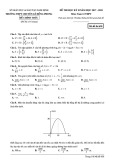Đề kiểm tra HK 2 Toán lớp 12 năm 2017-2018 - THPT chuyên Lê Hồng Phong, Nam Định