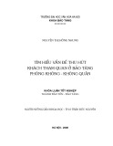 Tóm tắt Khóa luận tốt nghiệp khoa Bảo tàng học: Tìm hiểu vấn đề thu hút khách tham quan ở bảo tàng PK - KQ