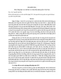 Đề bài: Bối cảnh lịch sử ra đời của Hiến pháp 2013, liên quan đến các quyền con người đã được quy định trong hiến pháp