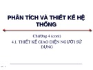 Bài giảng Phân tích và thiết kế hệ thống: Chương 4.1