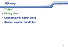 Bài giảng Hệ quản trị cơ sở dữ liệu: Chương 5.3 - Phạm Nguyên Thảo