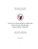 Tóm tắt Khóa luận tốt nghiệp khoa Văn hóa dân tộc thiểu số: Tang ma của người Mường ở xã Đồng sơn, huyện Tân Sơn, tỉnh Phú Thọ: truyền thống và biến đổi