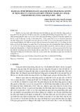 Đánh giá tình hình đăng ký giao dịch bảo đảm bằng quyền sử dụng đất và tài sản gắn liền với đất tại quận Cẩm Lệ, thành phố Đà Nẵng giai đoạn 2011 – 2016