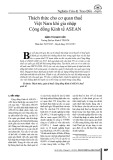 Thách thức cho cơ quan thuế Việt Nam khi gia nhập Cộng đồng Kinh tế Asean