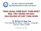 Bài giảng Tổng quan: Kiểm soát thân nhiệt mục tiêu trong hồi sức sau ngưng hô hấp tuần hoàn - TS. Phạm Thị Ngọc Thảo