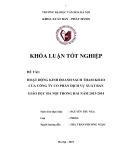 Tóm tắt Khóa luận tốt nghiệp khoa Xuất bản - Phát hành: Hoạt động kinh doanh sách tham khảo của Công ty Cổ phần Dịch vụ Xuất bản Giáo Dục Hà Nội trong hai năm 2013-2014