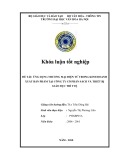 Tóm tắt Khóa luận tốt nghiệp khoa Xuất bản - Phát hành: Ứng dụng thương mại điện tử trong kinh doanh xuất bản phẩm tại công ty cổ phần sách và thiết bị giáo dục Trí Tuệ