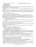 Đề cương ôn tập HK 1 môn Hóa học lớp 10 năm 2017-2018 - THCS Hoàng Hoa Thám