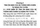 Bài giảng Lý thuyết điều khiển tự động 2: Chương 4 và 5 - Đỗ Quang Thông