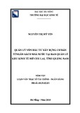 Tóm tắt luận văn Thạc sĩ Tài chính - Ngân hàng: Quản lý vốn đầu tư xây dựng cơ bản từ Ngân sách Nhà nước tại Ban Quản lý Khu kinh tế mở Chu Lai, tỉnh Quảng Nam